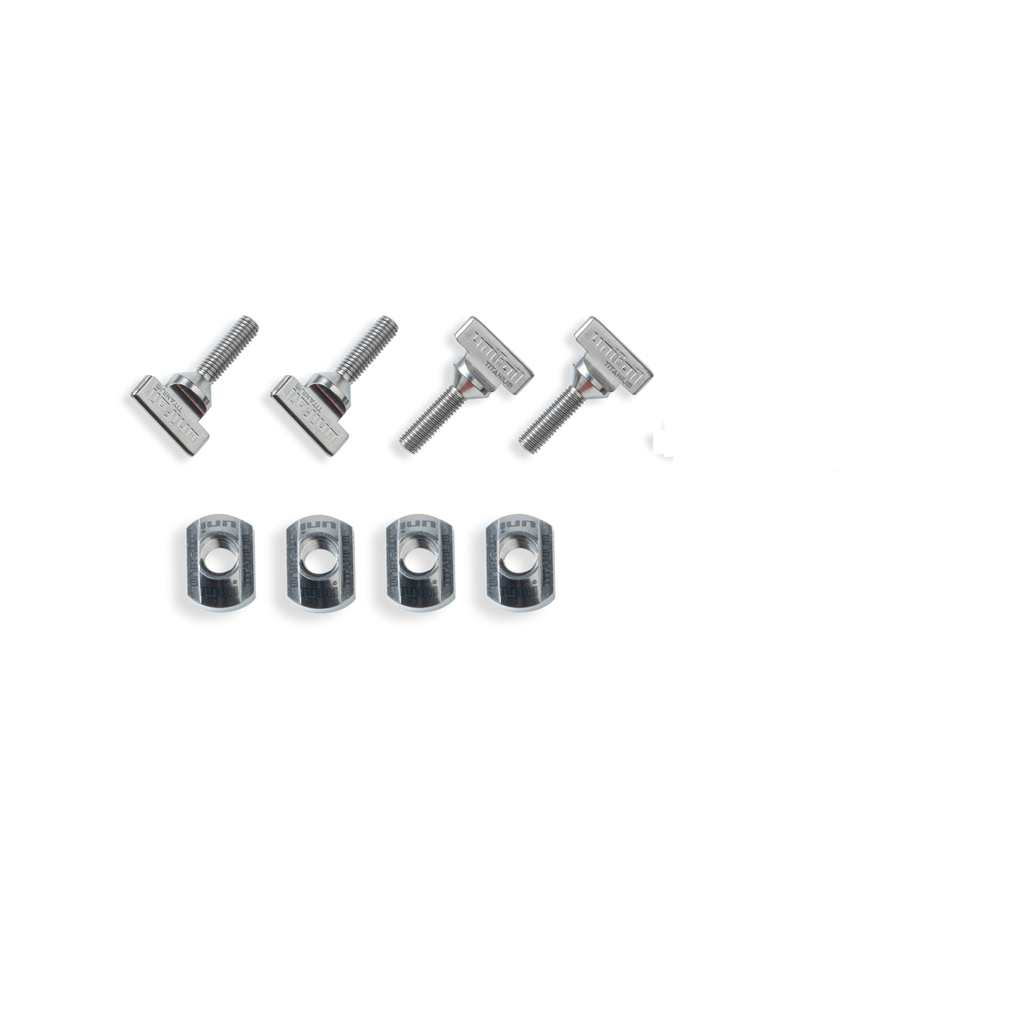 Titanium Wingbolts with  T-Nuts